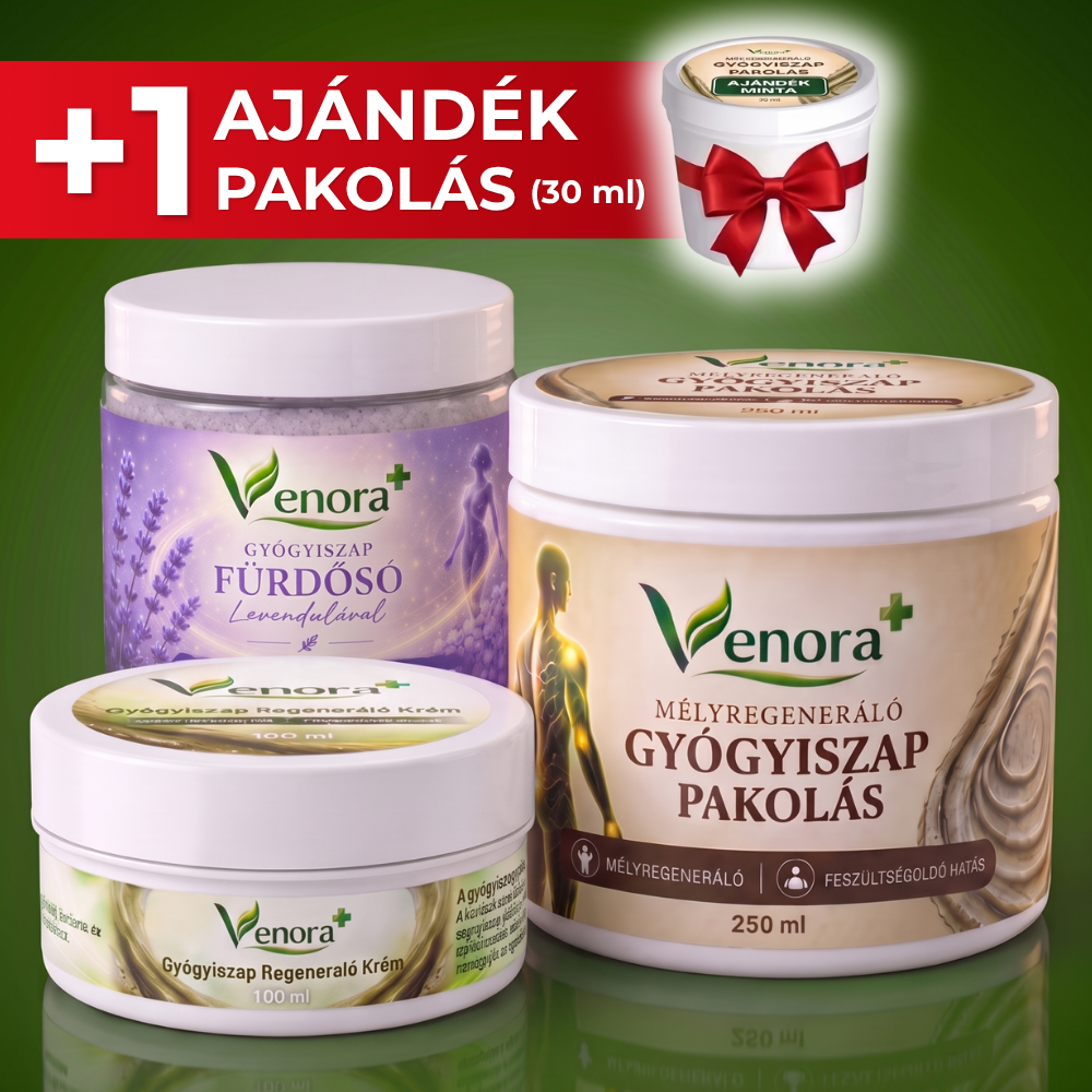 Mélyregeneráló Gyógyiszap Kezelés + Ajándék Gyógyiszap Pakolás 30 ml