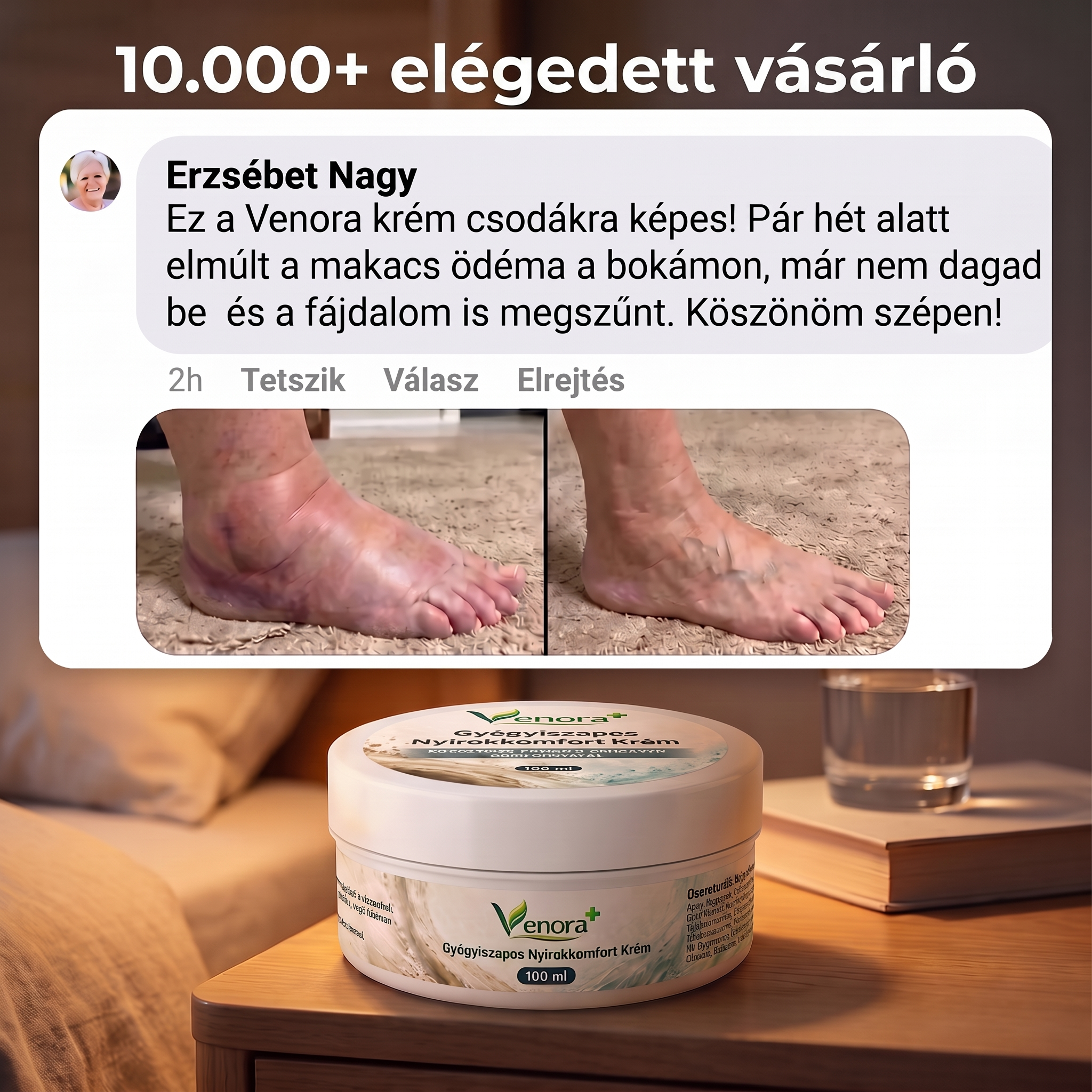 Gyógyiszapos Nyirokkomfort Krém