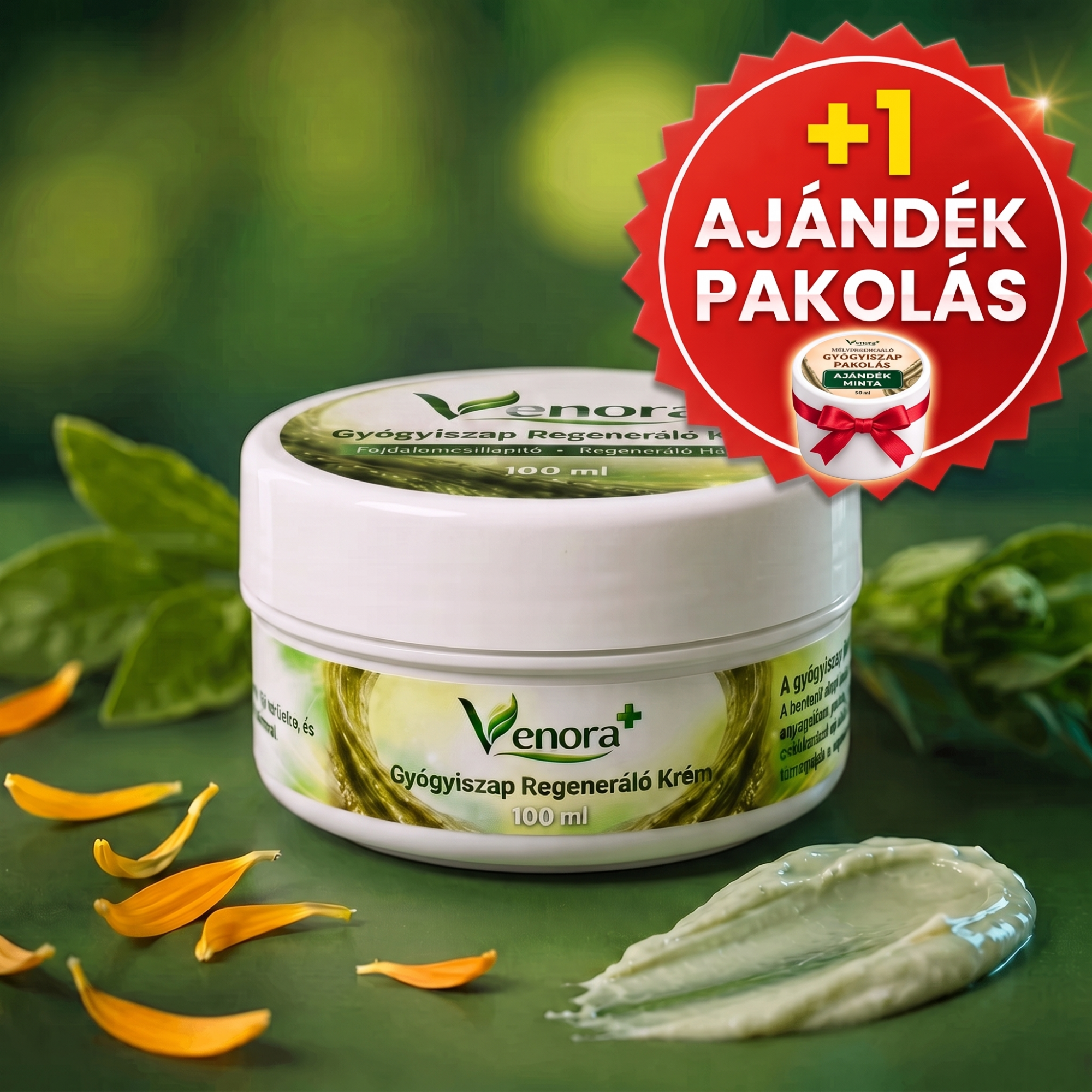 Gyógyiszap Regeneráló Krém + Ajándék Gyógyiszap Pakolás 30 ml