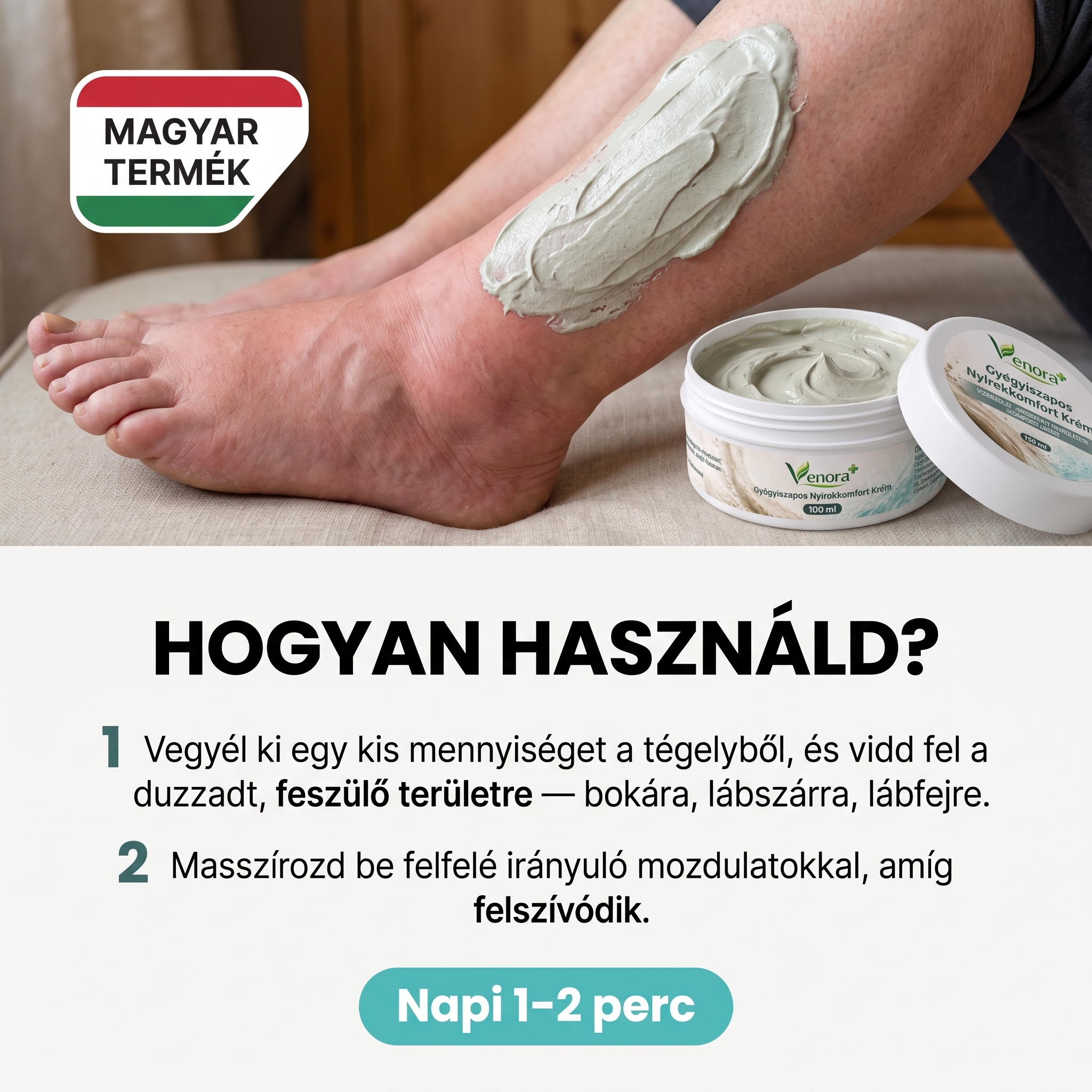 Gyógyiszapos Nyirokkomfort Krém