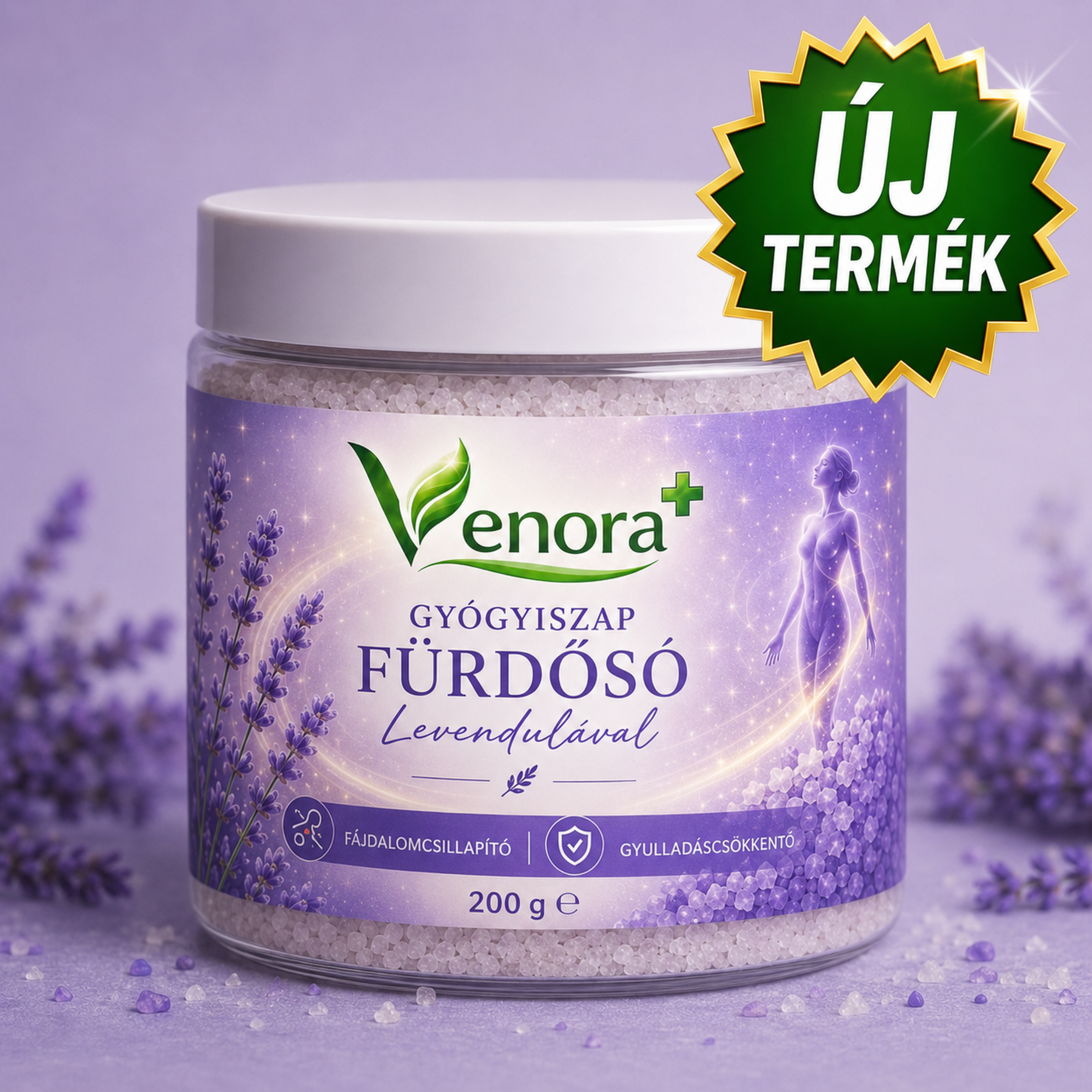 Gyógyiszap Fürdősó Levendulával